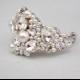 Wedding Bracelet - Bridal Bracelet, Cuff Bracelet, Crystal Bracelet, Swarovski Pearls, Vintage Style - HAILEY