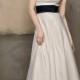 Designer Crystal Satin A-line Long Bridesmaid Dress