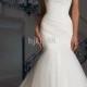 Cheap Wedding Dresses - Discount Strapless Mermaid Tulle Wedding Dresses Bridal Dresses Online with $104.82/Piece 