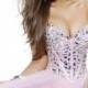 Top Prom DressSherri Hill 1403 Pink Corset Party Dress