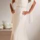 Beautiful Elegant Exquisite Sheath Sweetheart Chiffon Wedding Dress In Great Handwork