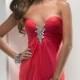 Strapless Embellished Beaded Sweetheart Fitted Bodice Long Prom Dresses