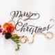 Festive Floral Christmas Calligraphy Download from Gemma Milly 