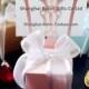 Wedding Favor Box TH005-B2 Miniature Chair Candy Box with Ribbon, Place Cards