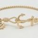 Nautical Cable Bracelet In Gold