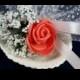 #wedding #beachwedding #favors #bridal #bridalshower #rose #romantic #oyster #lavender #sachets #pinkcoral #organza #ribbon