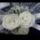 #wedding #beachwedding #lavender #sachets #favors #romantic #chic #rustic #organza #ribbon #white #rose #bridalshower
