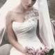 One Shoulder Strap Wedding Dress Inspiration