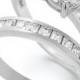 B. Brilliant Sterling Silver Ring Set, Cubic Zirconia Engagement Ring and Wedding Band Set (2-3/4 ct. t.w.)