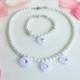 #flowergirl #jewelry #necklace #bracelet #pearl #swarovski #organza #wedding #bridal #bridesmaids