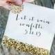 6 Gold And Sequins Wedding DIY Projects