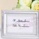 Beaded Photo Frame and Place card Holder Wedding Reception Favors(Silver)