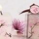 Cherry Blossom Mini-Pillar Candle