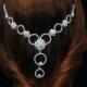 Crystal Bridal Headpiece, Rhinestone Bohemian Chain Headpiece, Wedding Hair Jewelry,Bridal Headpieces,Head Chain