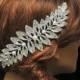 Crystal Pearl Bridal Headpiece, Wedding Hair Comb, Rhinestone Wedding Jewelry, Hair Fascinator