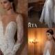 Cheap Berta Wedding Dresses - Discount Berta 2015 Mermaid Wedding Dresses V Neck Long Sleeves Sheer Back Lace Bodice Applique Bridal Gown Vintage Elegant Illusion Removable Cape Online with $141.1/Piece 