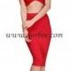 Norboe The Celebrity Red Bandage Dress