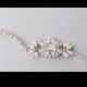 Wedding Bracelet, Gatsby Bracelet, Bridal Bracelet, Swarovski Crystals, Vintage Style, Rhinestone Bracelet, Art Deco Style - ANASTASIA