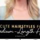 3 Cute Hairstyles for Medium-Length Hair