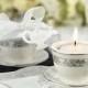 Miniature Porcelain Teacups And Tea Light Holders