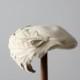 1950s Cream Cocktail Hat, The May Company