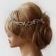 Wedding, Wedding Rhinestone and Pearl headband, Bridal Headband, Bridal Hair Accessory, Wedding hair Accessory