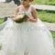 Flower girl dress Ivory tutu dress, cap sleeves chiffton roses, baby tutu dress, toddler tutu dress,newborn