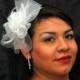 Wedding Bridal Headpiece, Bridal Headband with Feathers and Crystal, Pearl Side Accent Headband, Bridal Pearl Tiara, Bridal Floral Headband