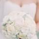 Round Ivory Wedding Bouquet