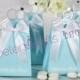 12pcs TH021 Tiffany Ring Love Wedding Candy Box欧式婚礼布景