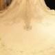 Junoesque A-line Bandage Crystal Ball Gown 1.5m Chapel Train Bride Wedding Dress