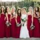 2014 New Bridesmaids Dress Maroon Red Bridesmaids Cheap Burgundy Bridesmaids Dress Long Bridesmaids Dress