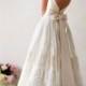 Beautiful Bow-back Wedding Dress