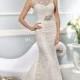 2014 Collection Best-selling Illusion Neckline Covered Button Mermaid Sheath Lace Wedding Dresses Ivory White Zipper Bridal Gowns 7654 Online with $115.71/Piece on Hjklp88's Store 