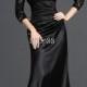 2014 New Custom Made Off-Shoulder 3/4Long Sleeve Black Lace Satin A-Line Mother Evening Dresses /Mother of the Bride Dresses Online with $89.26/Piece on Hjklp88's Store 