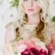 Soft Pink and Gold Wedding Dress Inspiration {Debbie Lourens Photography}