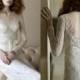 Vintage Long Sleeve Wedding Dresses Lace Sash Illusion Sheer Vestido De Novia 2015 Bridal Dresses Ball Gowns Designer By Mira Zwillinger, $128.2 