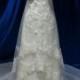 Custom made Extra Layer ---Satin and Lace Bateau Neckline Sweep Train A-Line Wedding Dress  made to order --- WD032
