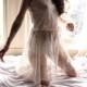 Sheer Lingerie Lace Dress - womens clothing - upcycled clothing - see through lingerie - sheer dress - bohemian clothing - wedding - bridal