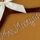 Promotion, Custom Wedding Hanger, Single Line Wire Name Hanger, Personalized Bridal Hanger, Bridesmaids Name Hanger #5