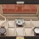 Mens Leather Watch Box - Personalized Watch Box  Groomsmen's Gift - Father's Day Gifts (1082)