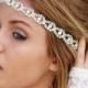 Bridal hair accessory, bridal headband, Bohemian rhinestone headband, Crystal headband, wedding hair accessory