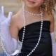 Navy Flower Girl Dress with Tulle Train--Weddings, Pageants,Portraits---Customizable---Vogue