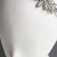 Crystal Bridal Hair Accessories, Swarovski Pearl Wedding Headband, Art Deco Flower Leaf Rhinestine Bridal Headband, Wedding Hairband, JOSLYN