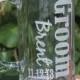 1 Personalized Groomsman Gift, Etched Beer Mug.  Great Bachelor Party Idea,Groomsmen,Best Man,Father of Bride or Groom Gift
