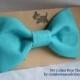 Teal Blue Bow Tie for dogs or cats Pet collar bowties weddings photography pet fashion