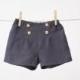 Baby boy shorts Toddler boys pants Linen shorts Nautical party shorts Boys trousers Summer pants Boys clothes Diaper cover