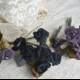Last in stock! Vintage Millinery Roses Blue Flowers Wedding Supplies. Something Old. Something Blue Fascinator & Bouquets