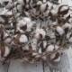 Bundle of Natural Cotton Balls on stems Wedding Bouquet Centerpiece Large quantity Husks
