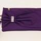 PROMOTIONAL SALE - purple bow wristelt clutch,bridesmaid gift ,wedding gift ,make up bag,zipper pouch,cosmetic bag,camera bag